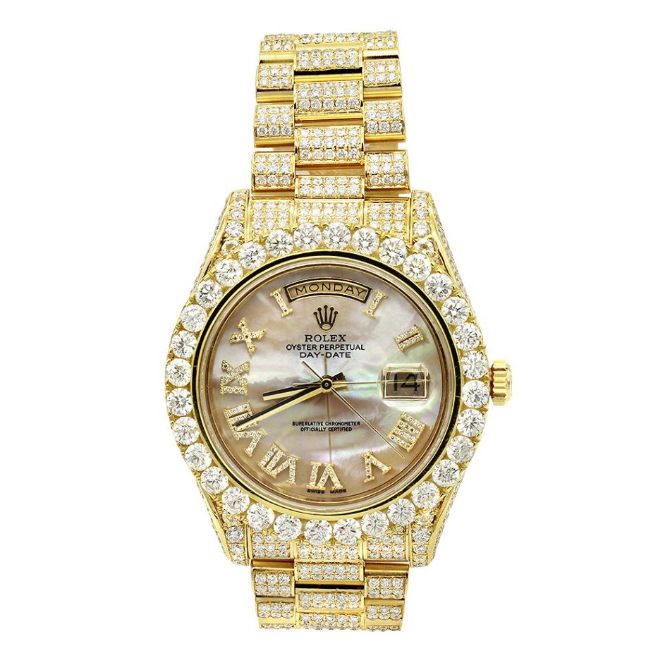 iced out rolex watch price