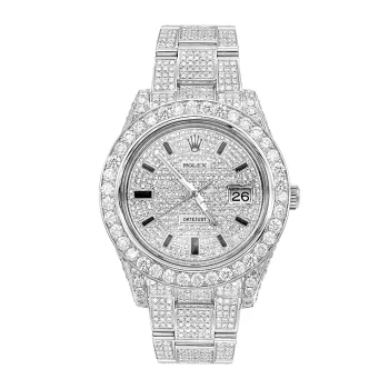 iced out diamond rolex watch 20