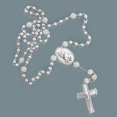 iced out diamond rosary