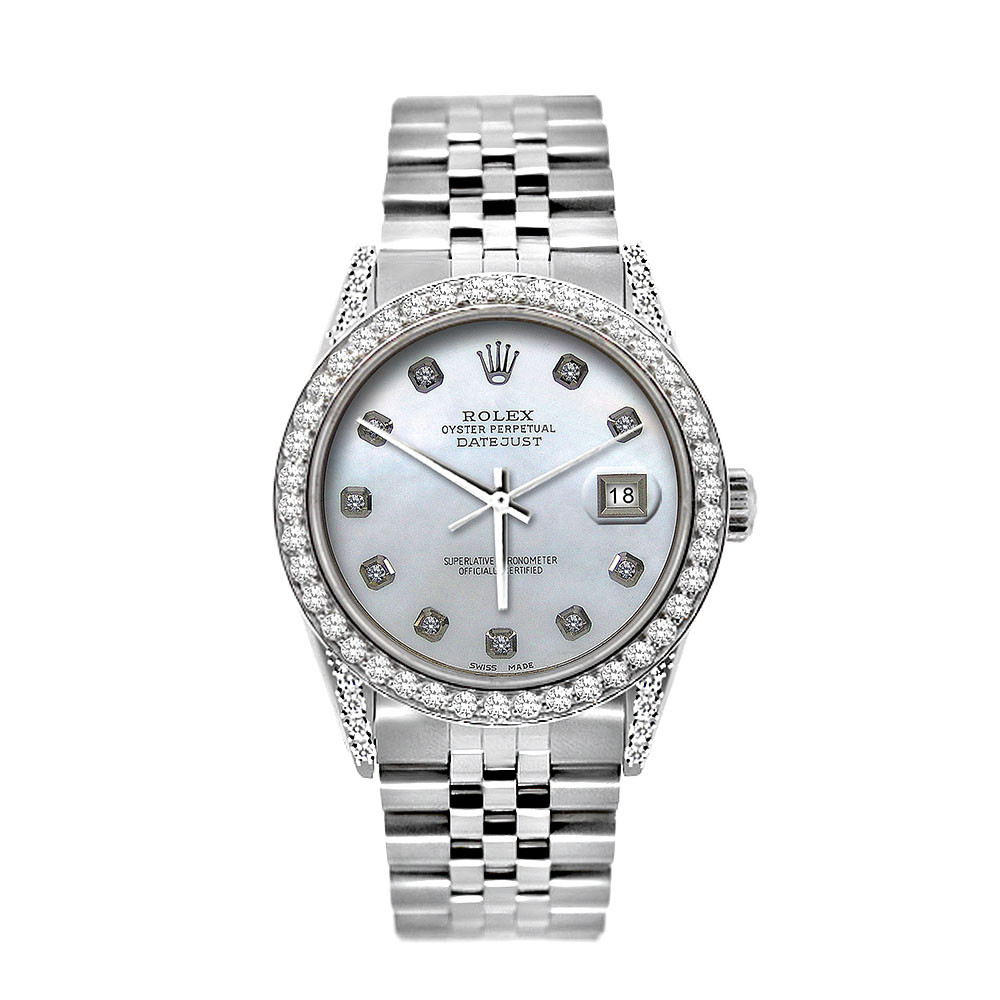 Rolex Diamond Watch Oyster Perpetual 