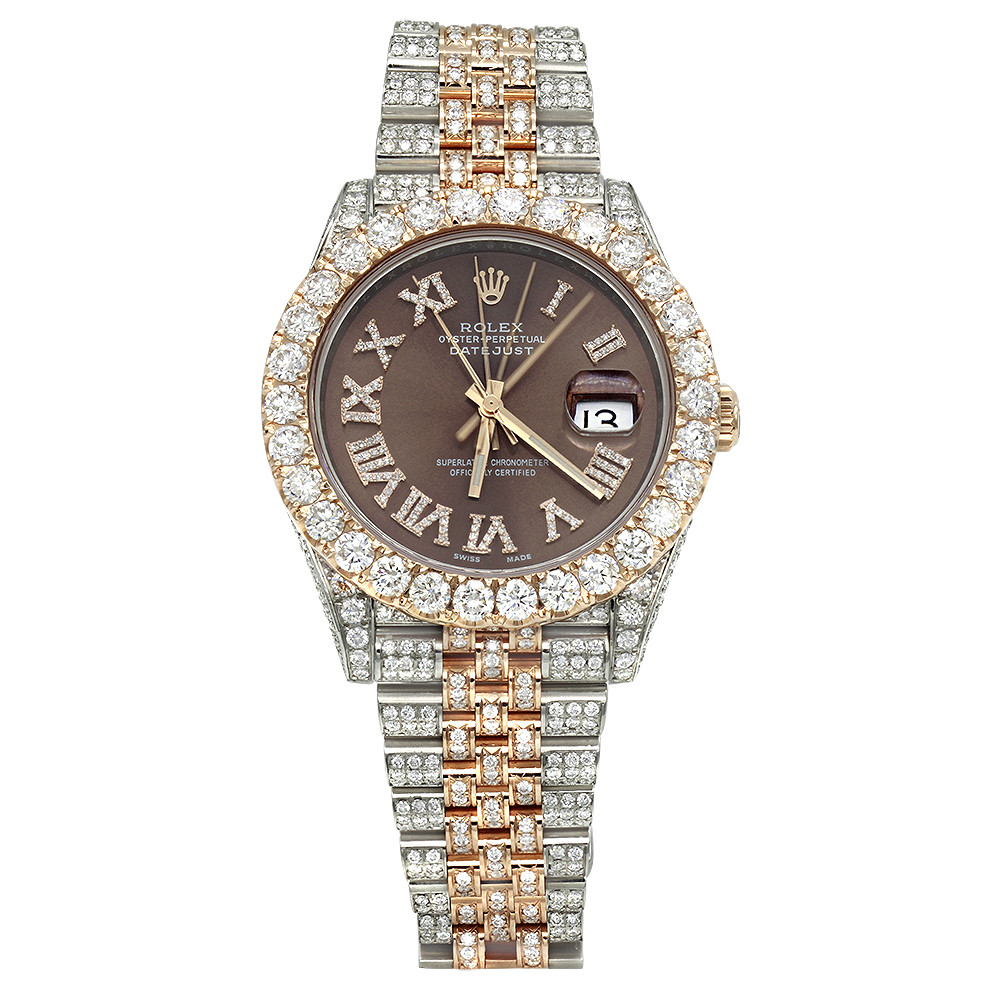 iced out mens rolex
