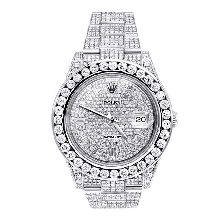 Iced Out Rolex Watches | Ice Storm Gems