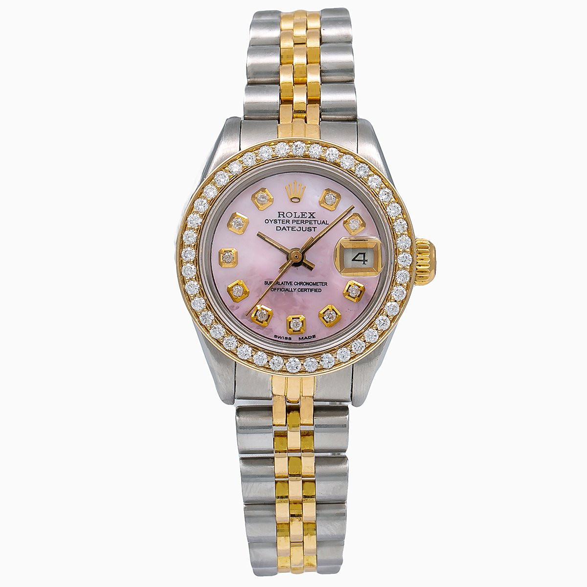 rolex oyster datejust gold