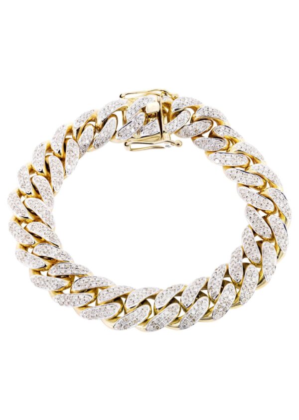 diamond cuban link bracelet