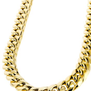 gold cuban link chain miami