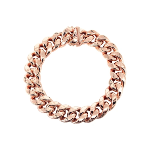 cuban link bracelet 14K gold